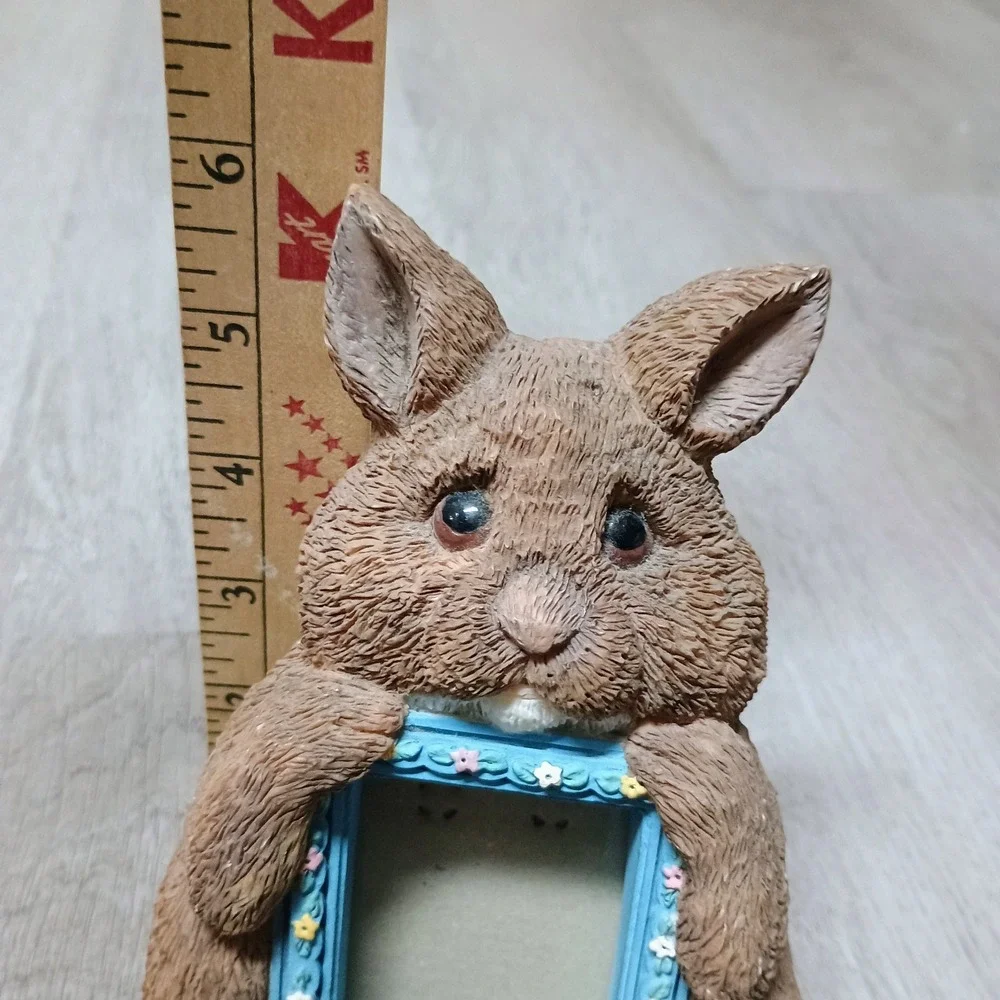Small Brown Bunny Rabbit Frame Heavy Easter
